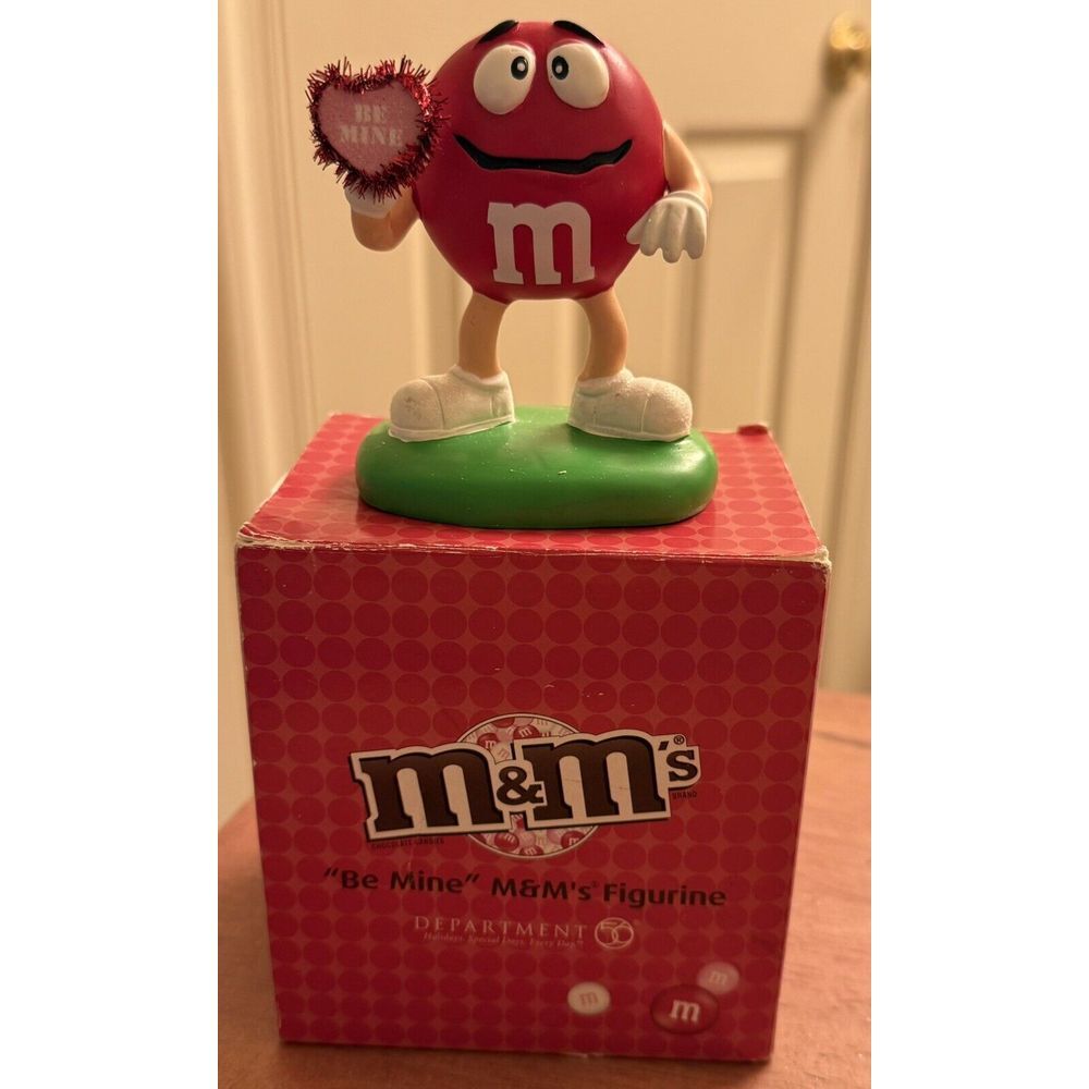Vintage Department 56 "Be Mine" M & M's Figurine‎ Red 2008